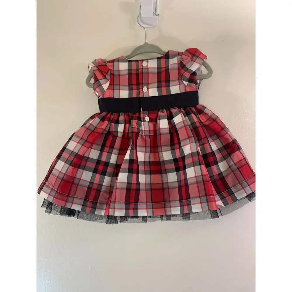 CARTER’S Infant Classic Holiday Plaid Dress / Size: 3 Months